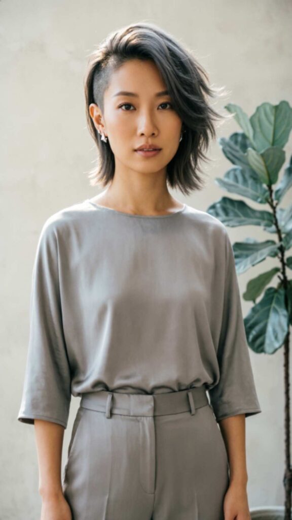 Asymmetrical Pixie Cut