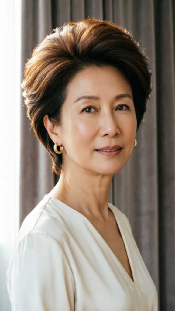 Voluminous Crown Pixie