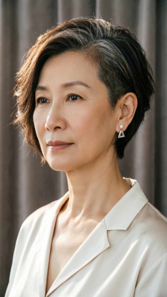 Asymmetrical Pixie Cut