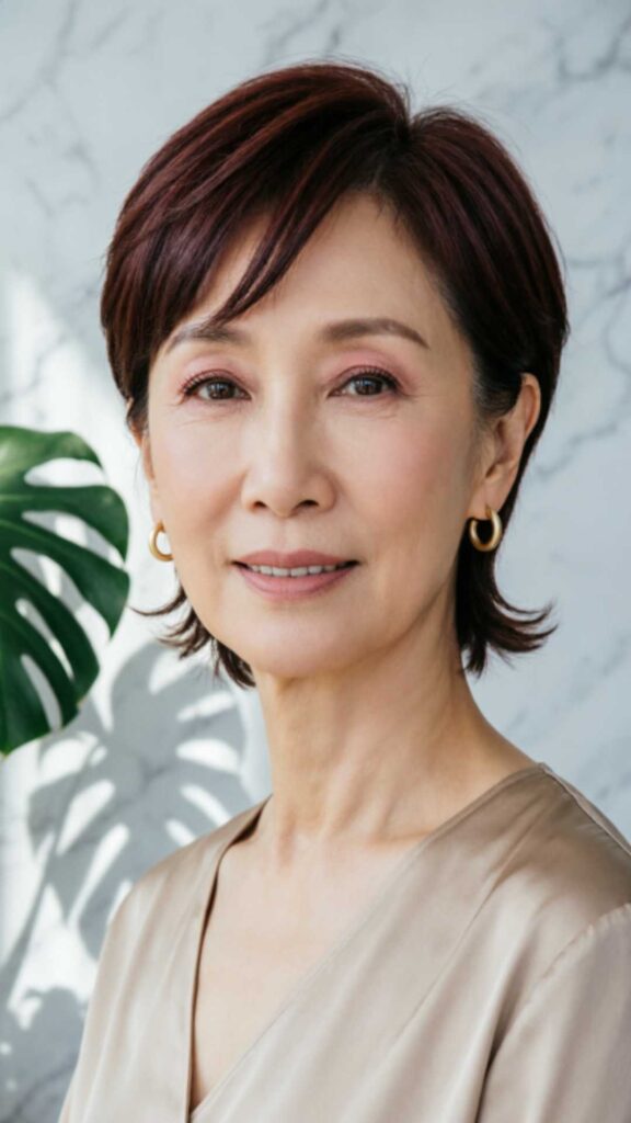 Pixie with Long Bangs