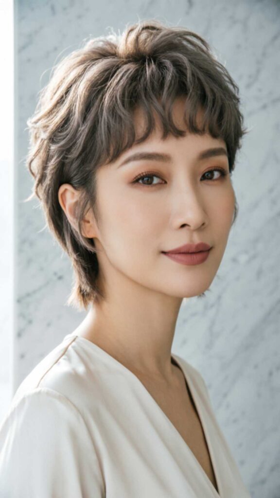 Pixie Bob With Bangs