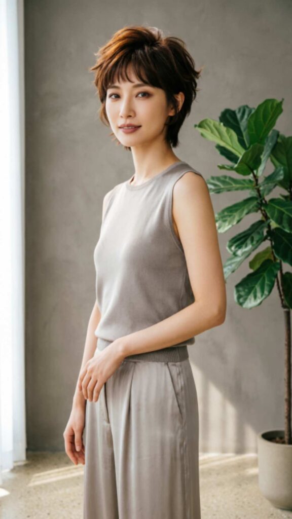 Layered Pixie With Soft Bangs