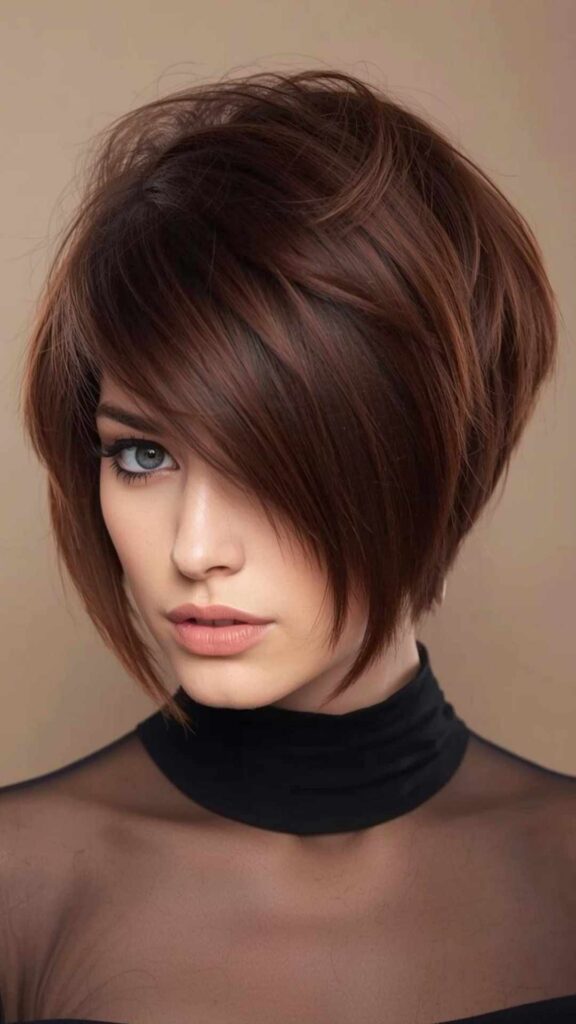 Modern Shag With Volume Crown