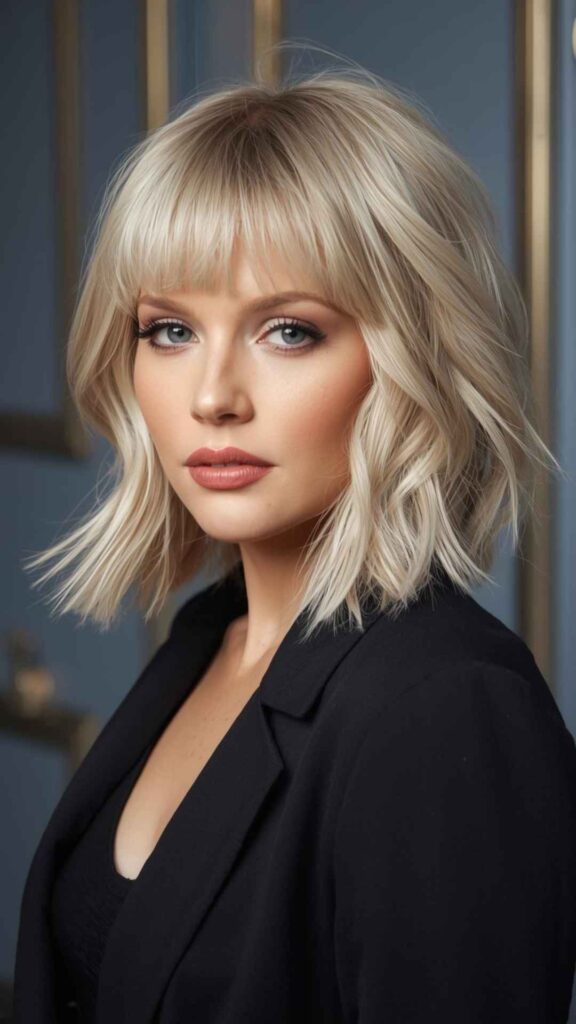 Shag Cut With Light Fringe