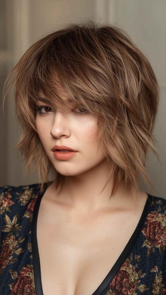 Tousled Shag Hairstyle