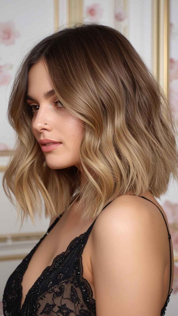 Shag Haircut With Natural Waves