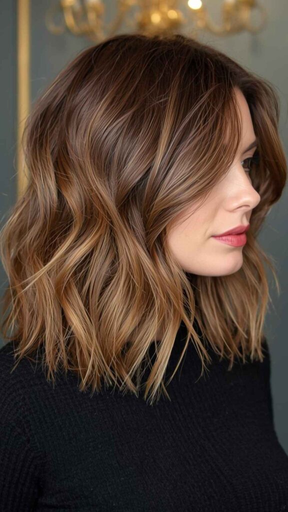 Medium Length Shag With Feathered Layers