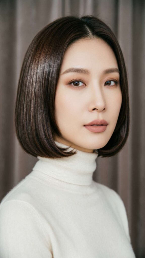 Blunt Cut Short Hair