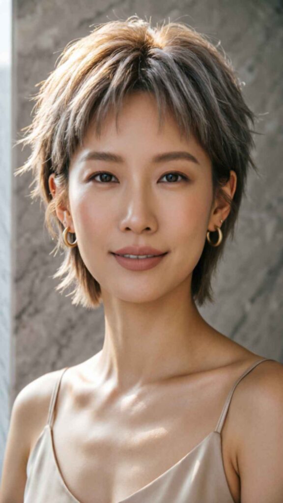 Short Feathered Haircut