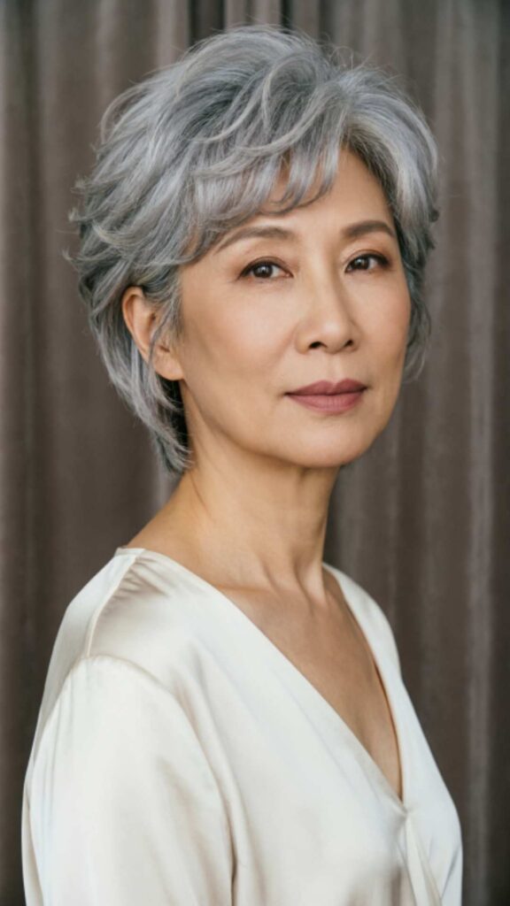 Natural Short Gray Haircut