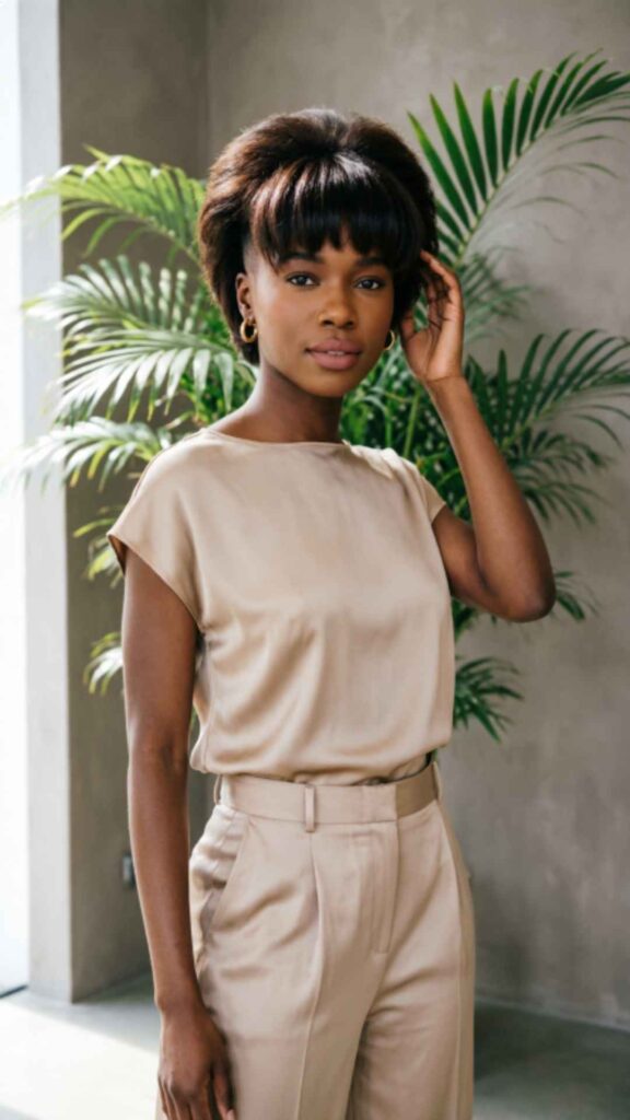 Short Crop with Bangs