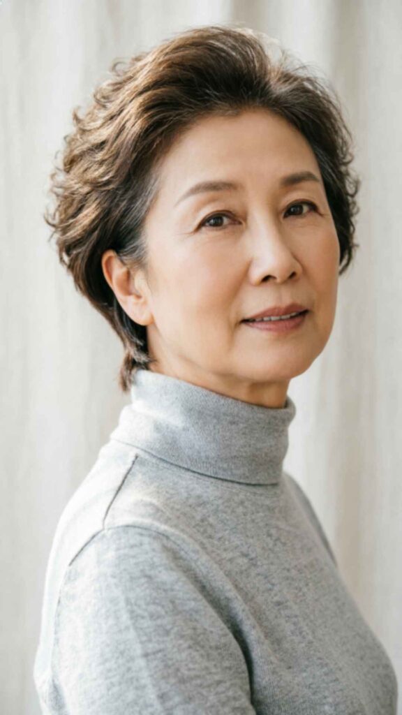 Cropped Cut with Volume Top