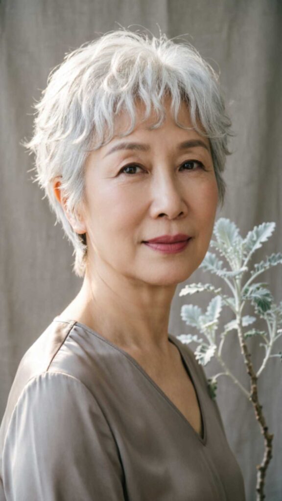 Textured Pixie with Bangs