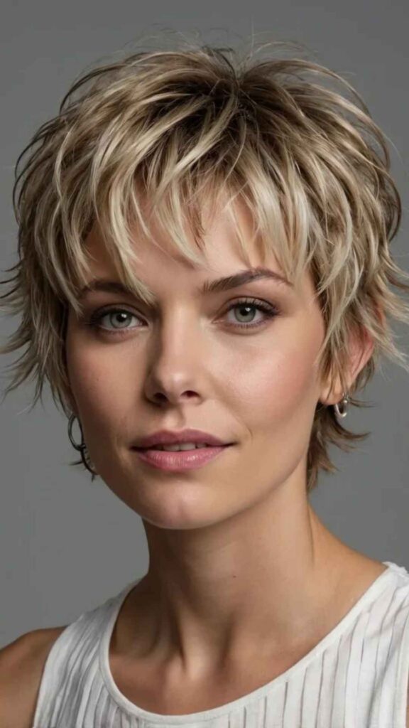 Texture Pixie Cut with Layers