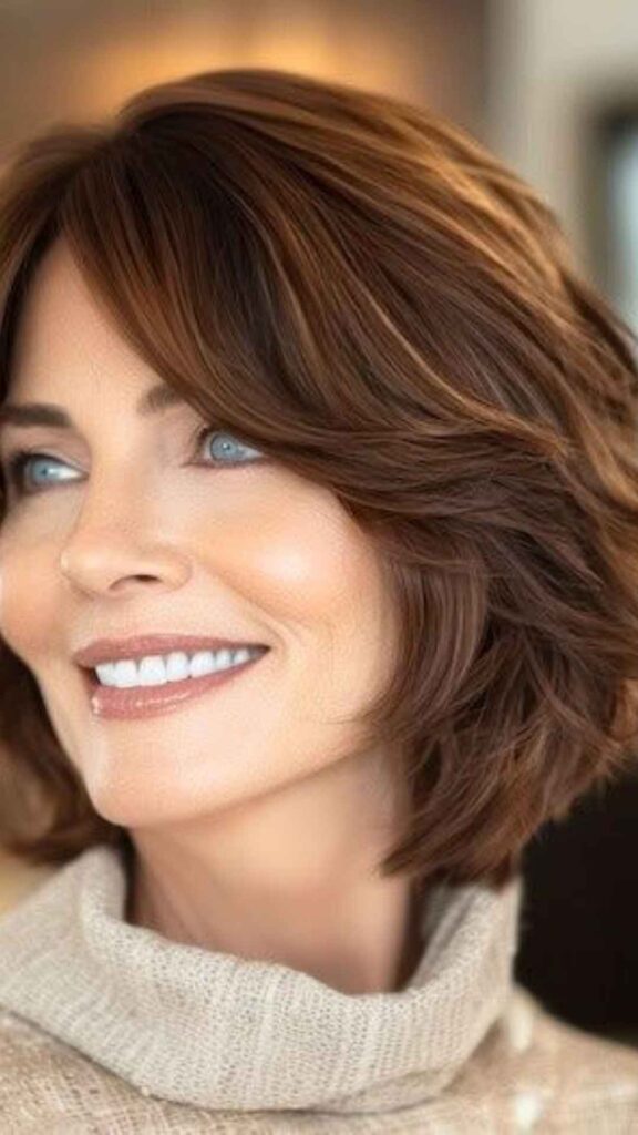 Classic Short Layered Bob