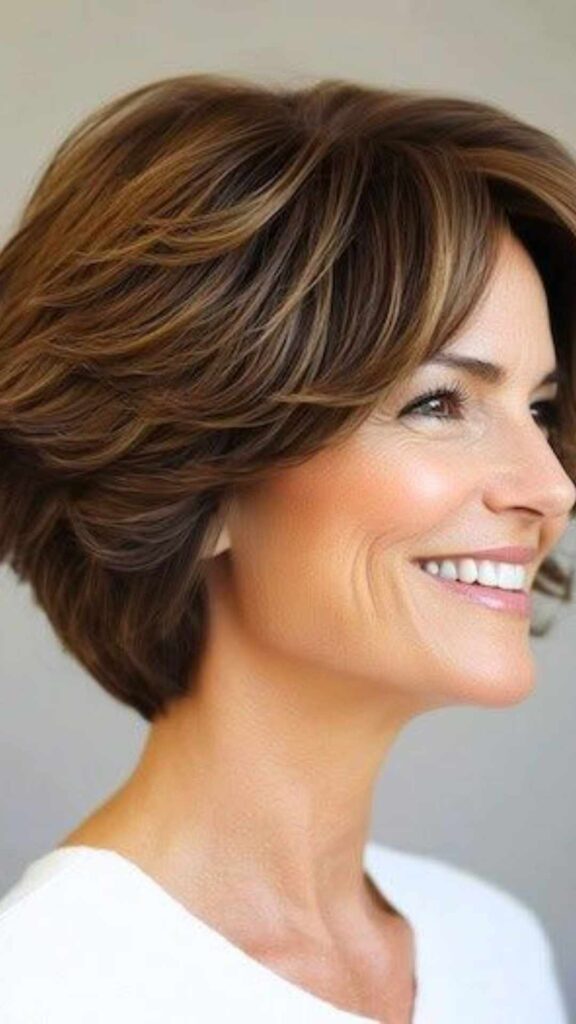 Layered Pixie Bob Haircut