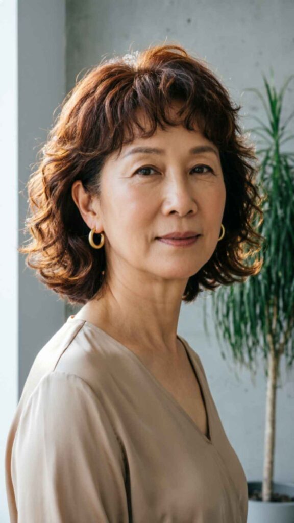 Layered Bob With Natural Waves