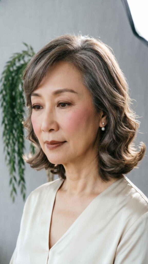 Messy Short Wavy Hairstyle