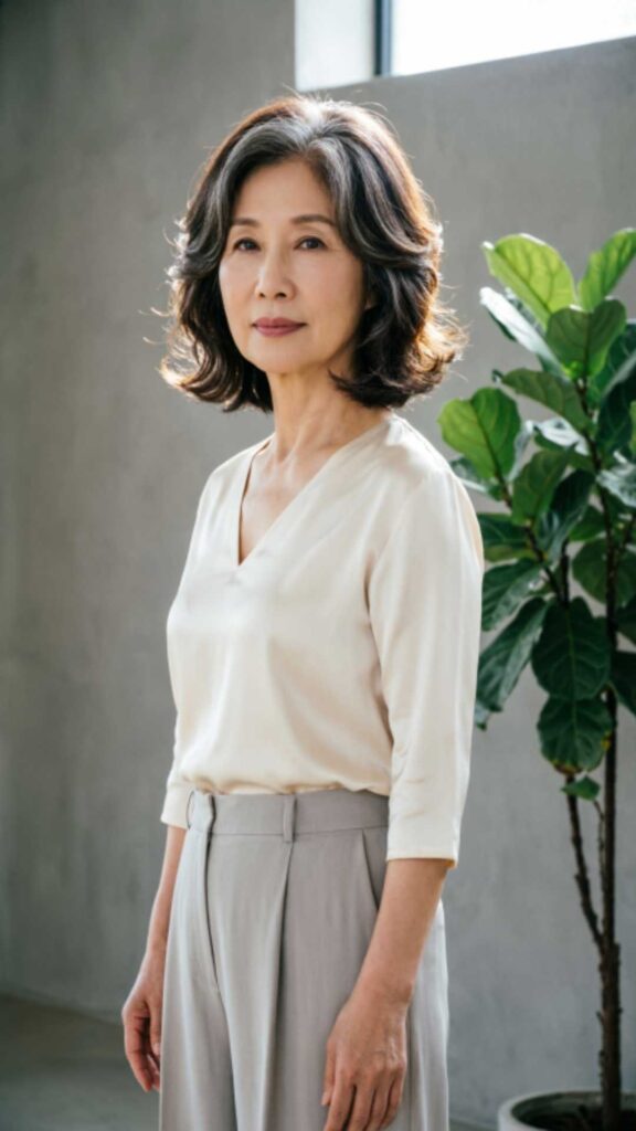 Short Wavy Bob With Layers Around Face