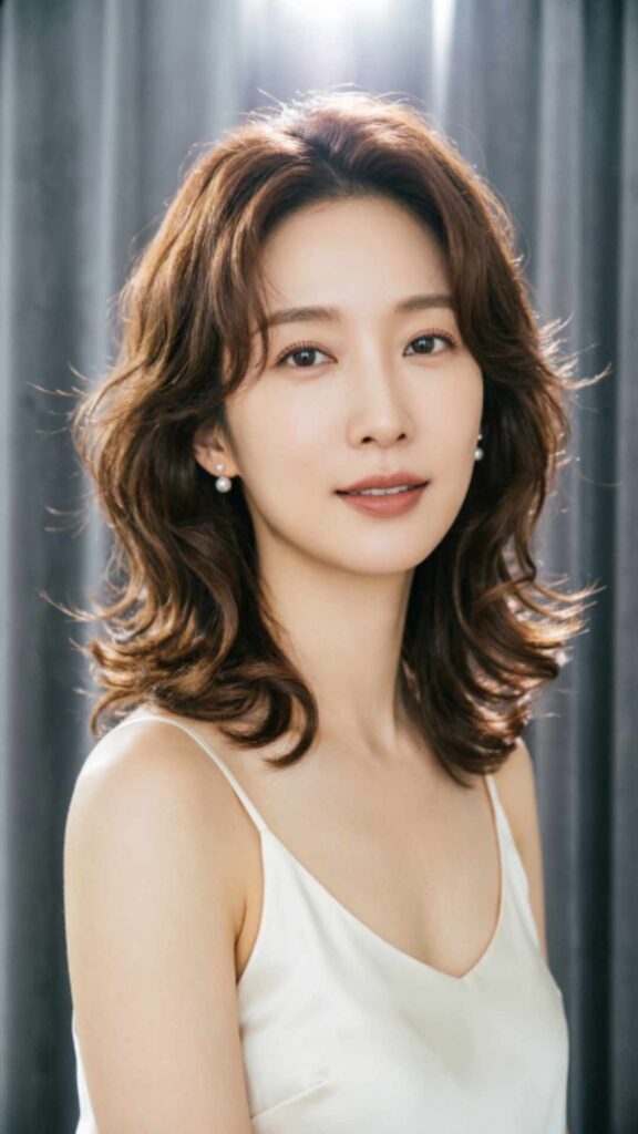 Layered Cut with Soft Curls