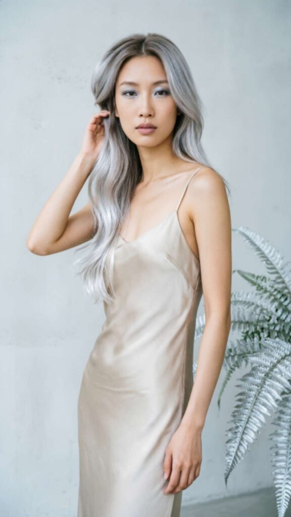 Silver Ombre Hair