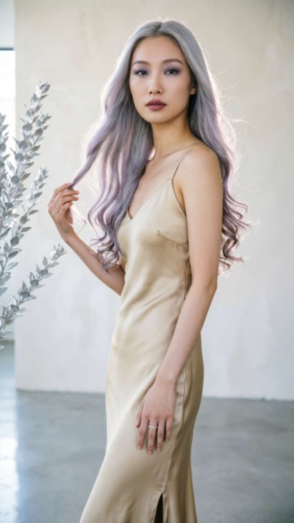 Silver Lavender Hair