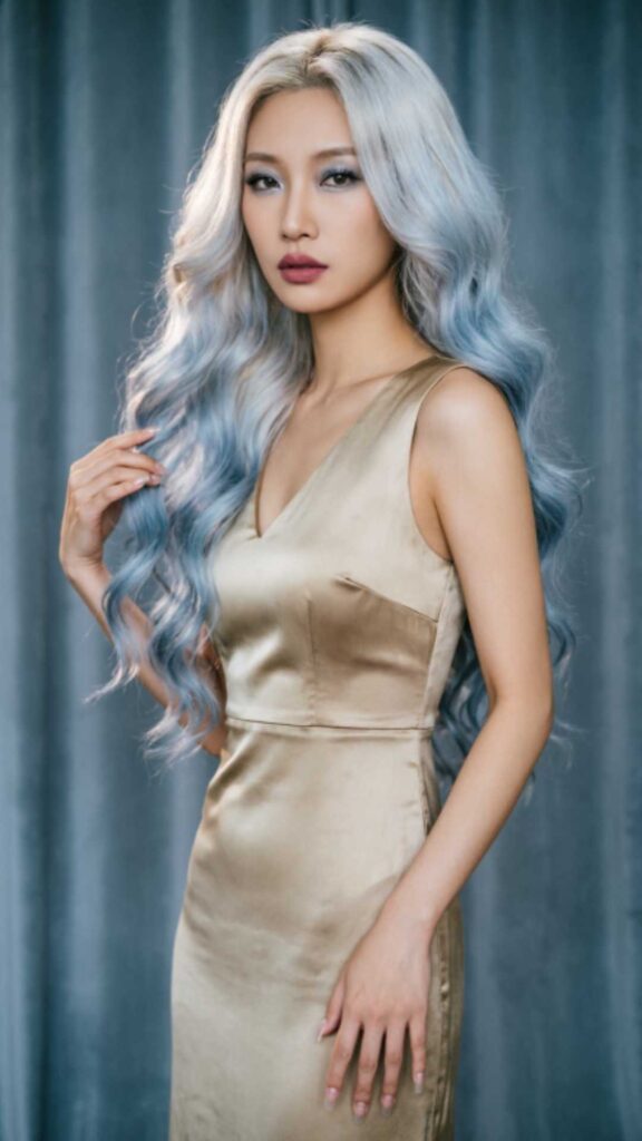 Silver Blue Hair