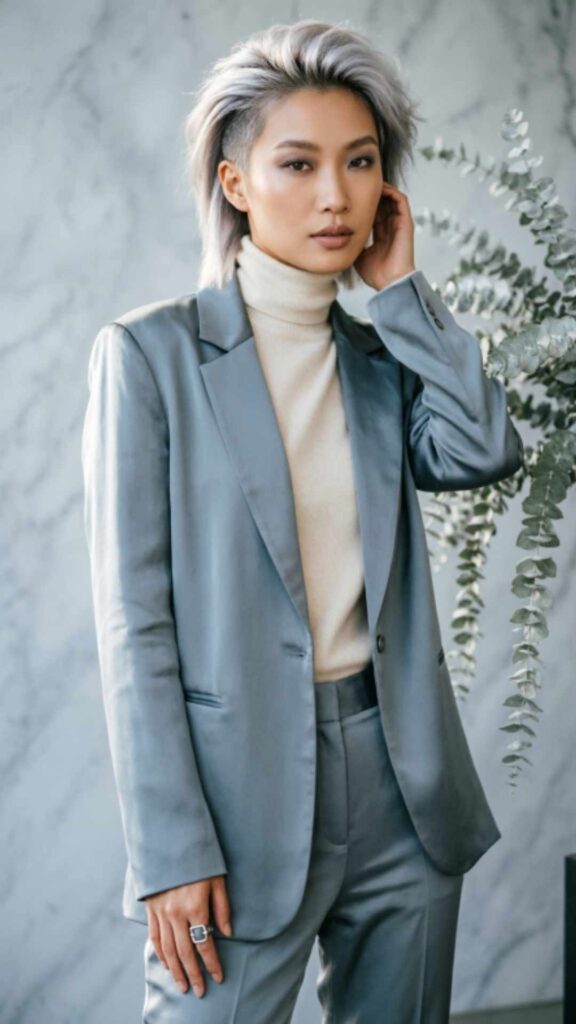 Silver Undercut Style