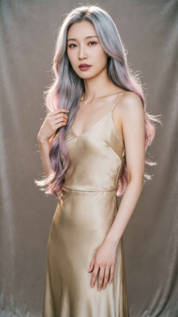 Silver Rose Hair