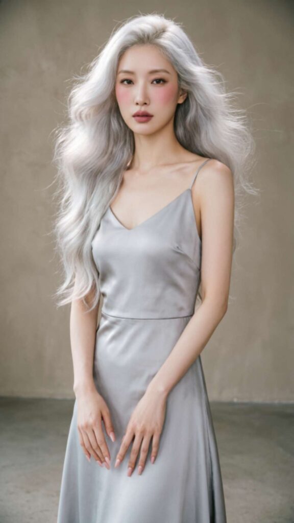 Silver Voluminous Hair