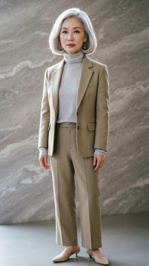 Silver Bob Hairstyle