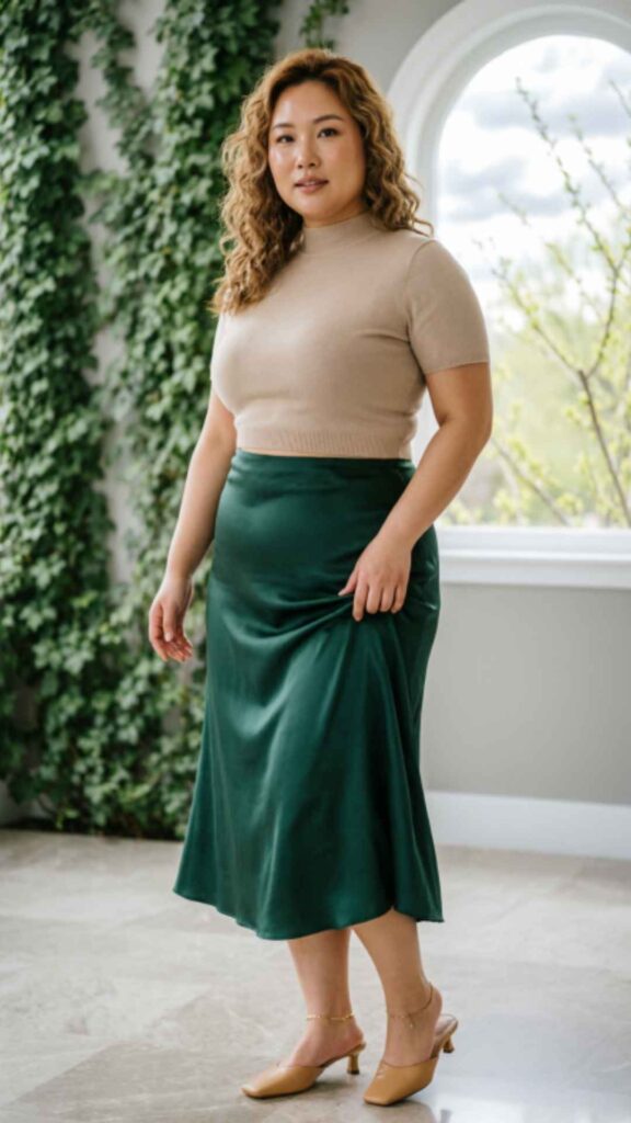 Wrap Skirt with Fitted Top