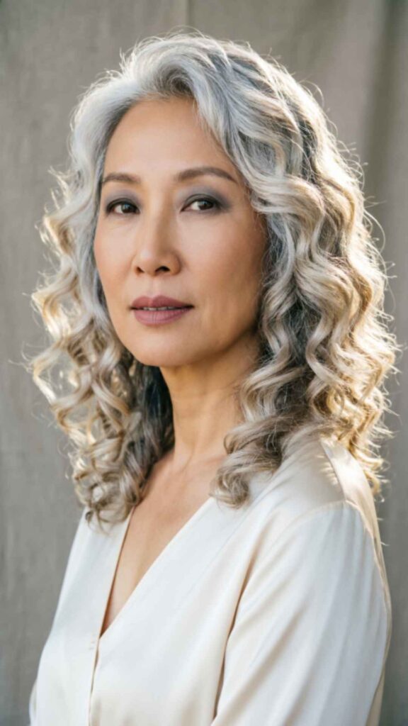 Curly Shoulder-Length Cut