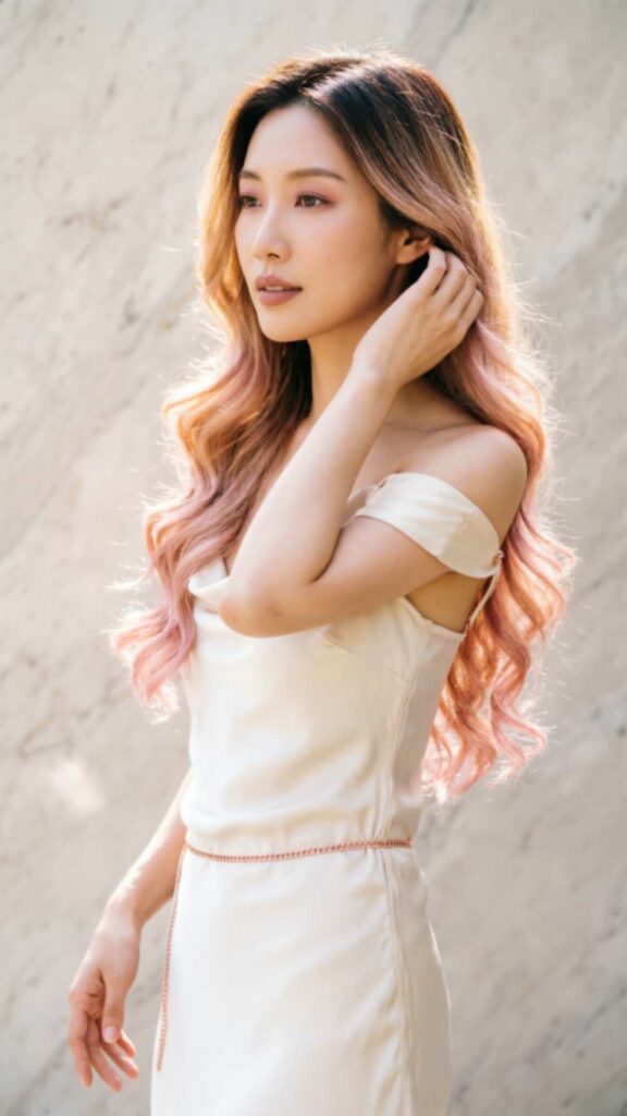 Rose Gold Hair