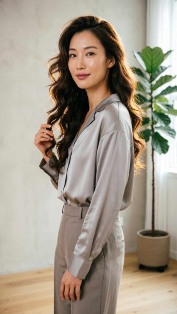 Long Layers with Side Part