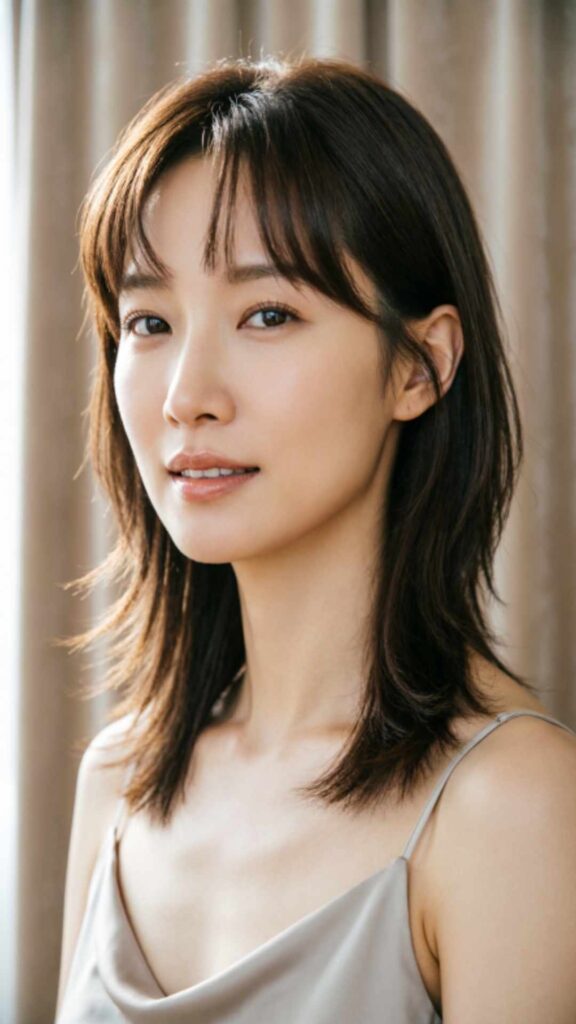 Shoulder-Length Layered Cut