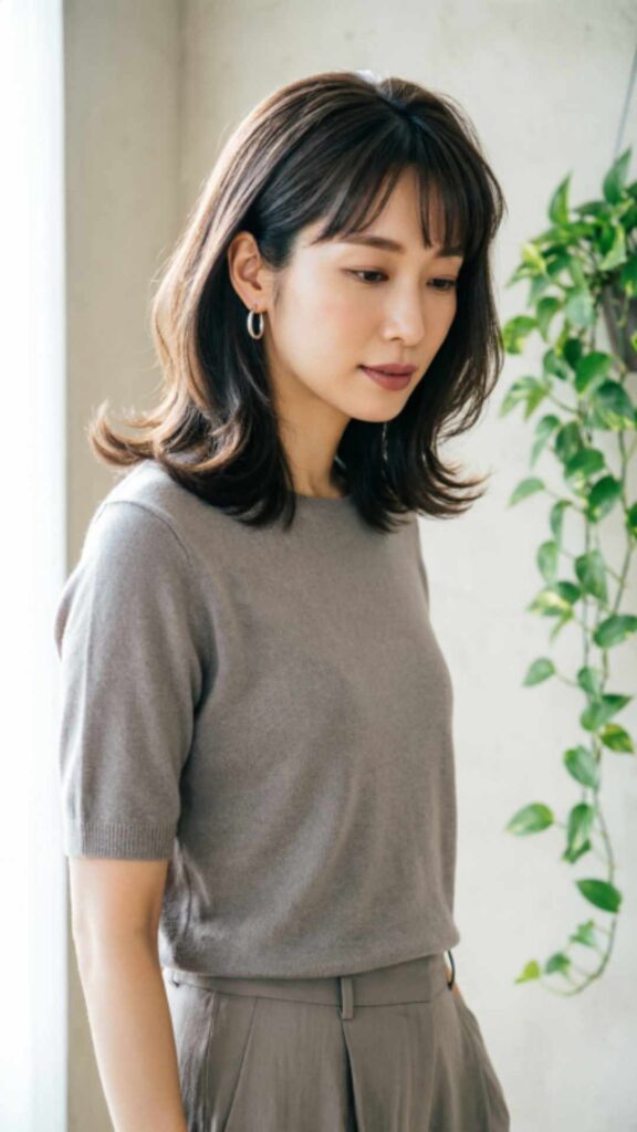Angled Long Bob With Texture