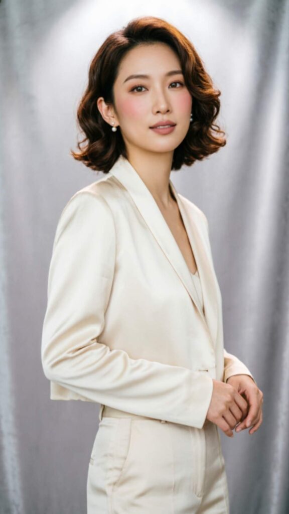 Classic Wavy Bob Hairstyle