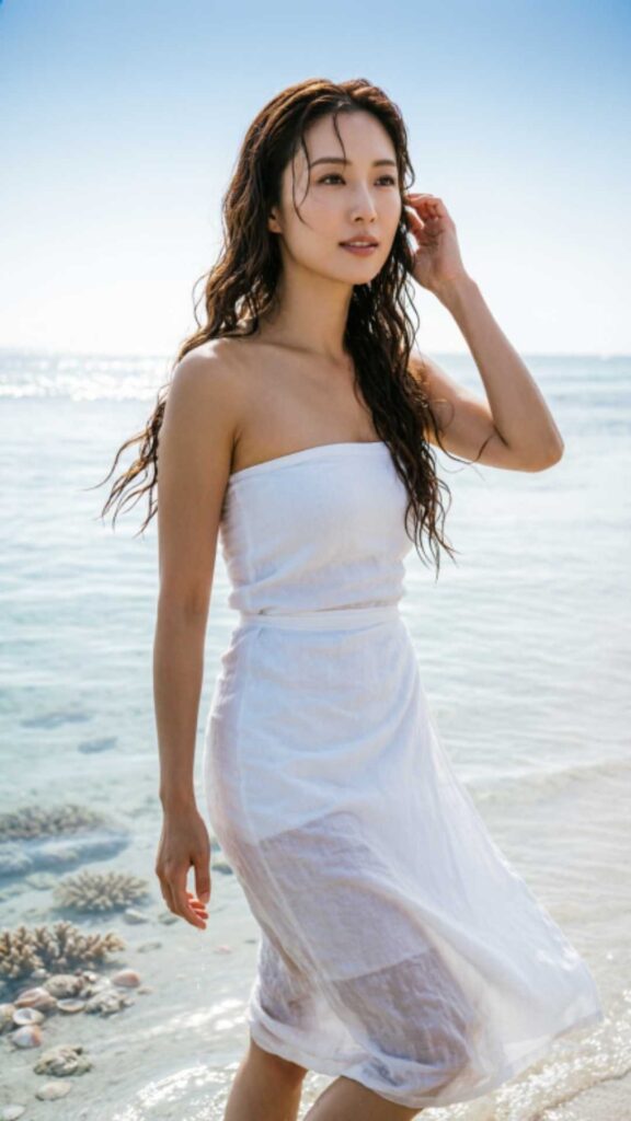 Beach Inspired Wavy Wet Hair