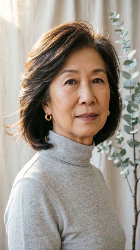 Straight Sleek Layered Bob