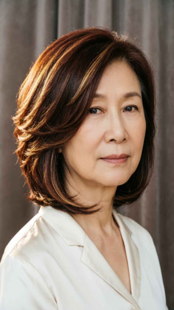 Layered Bob With Side Part