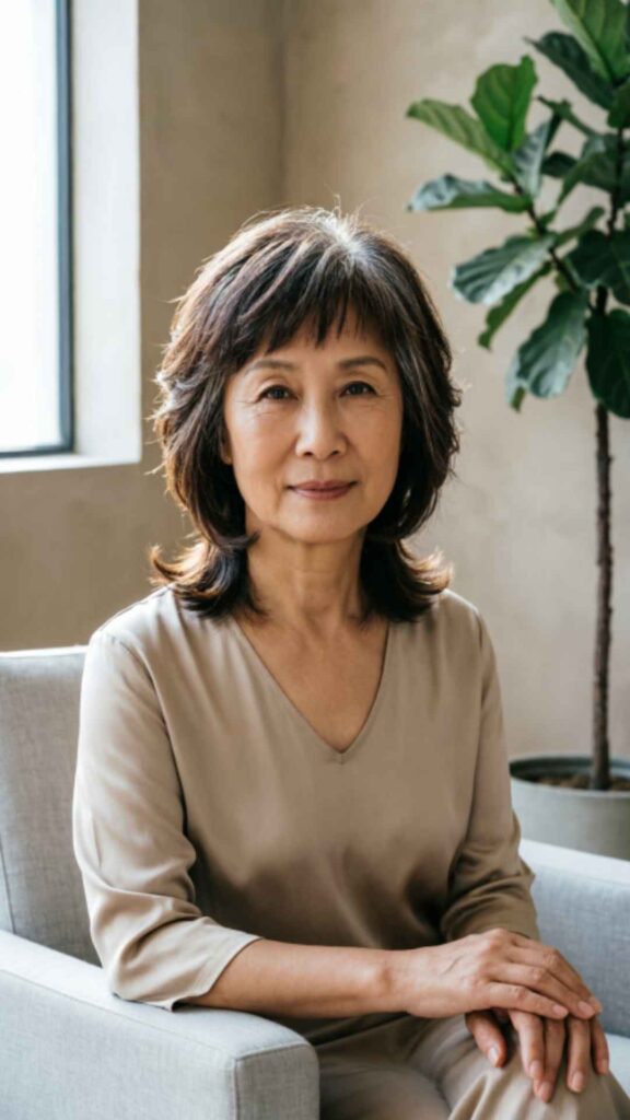 Chin-Length Layered Bob