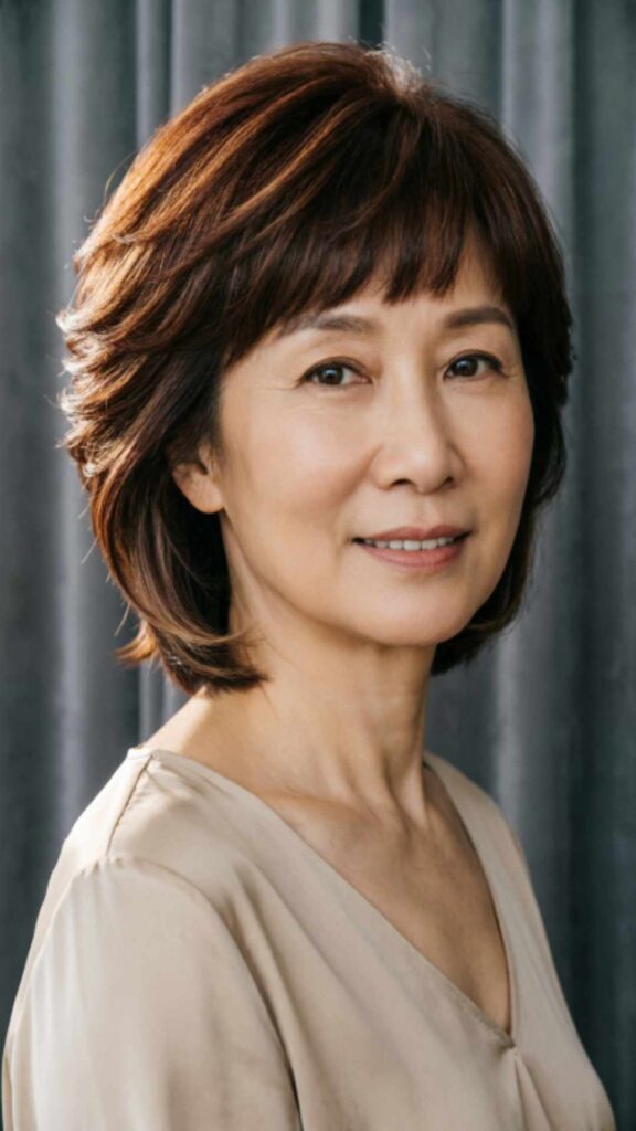 Layered Bob with Bangs