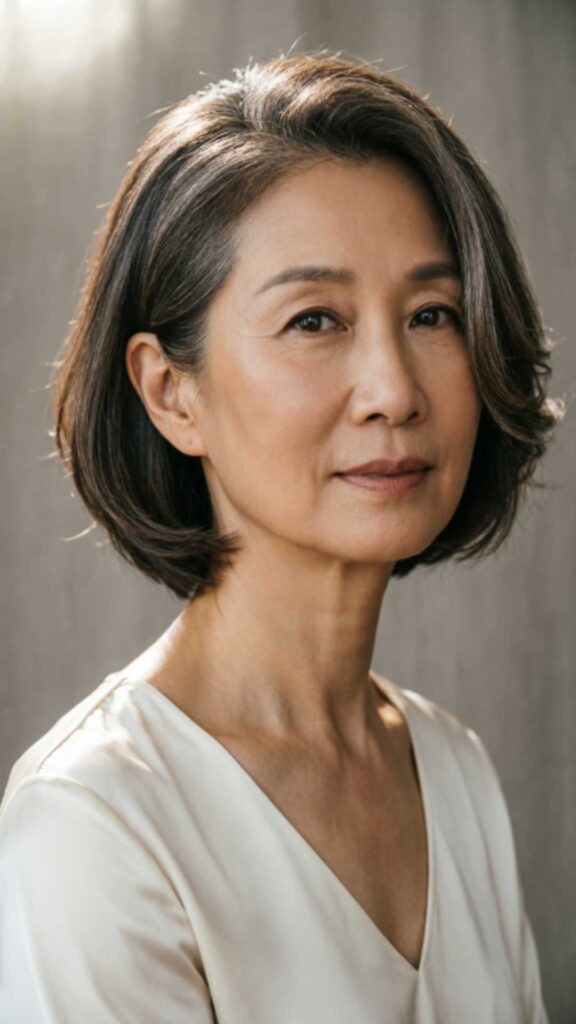 Classic Short Cut with Side Part