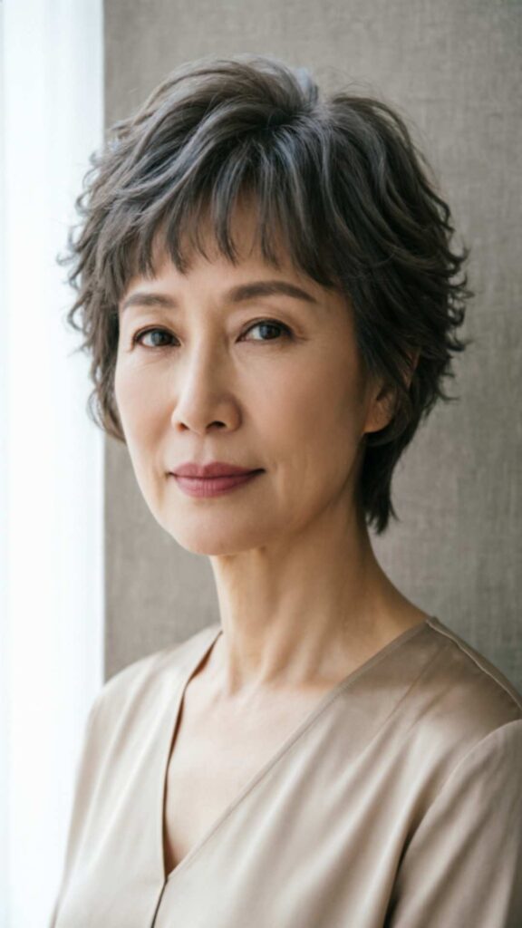 Textured Pixie with Fringe