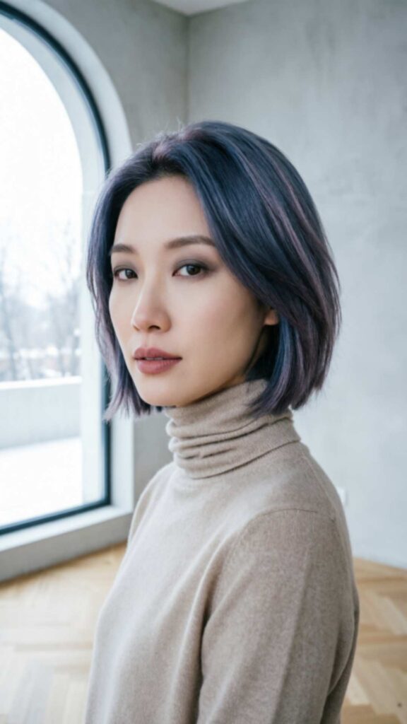 Smoky Blue Short Hair