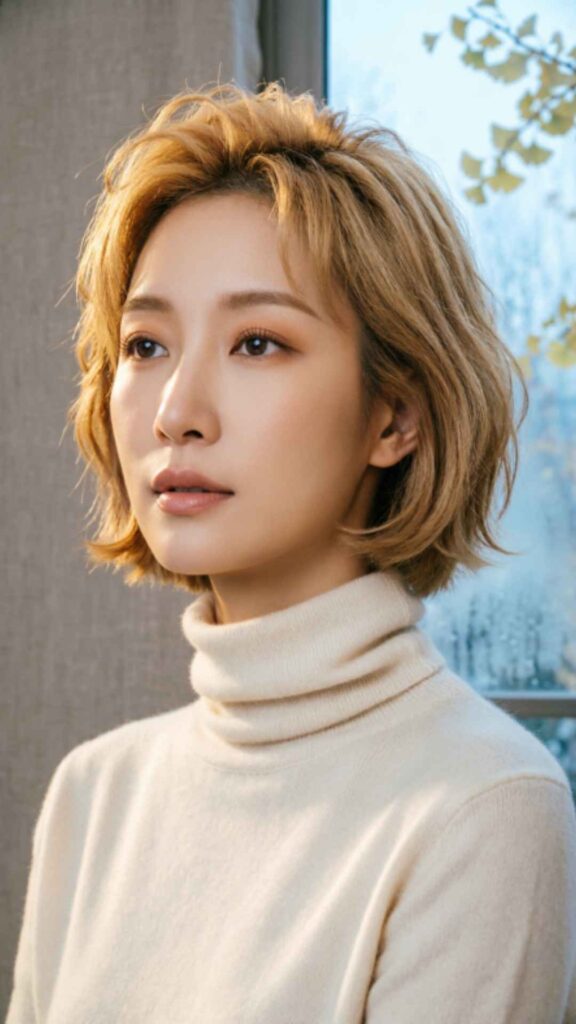 Sandy Blonde Short Hair